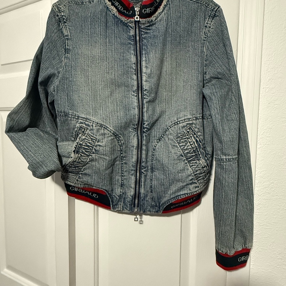 Marithe Francois Girbaud Gray Denim Jacket